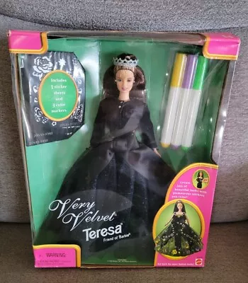 Mattel 20530 Very Velvet Teresa Barbie With Stickers And Markers New In Box • $18