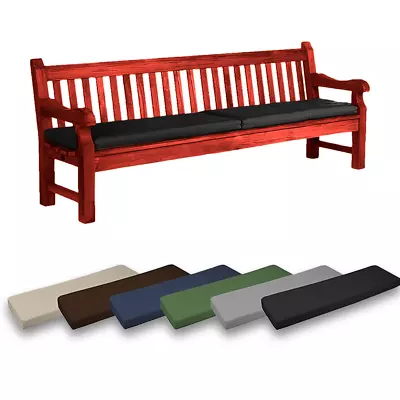 Outdoor 2 3 4 Seater Bench Pad Waterproof Fabric Garden Furniture Seat Cushion • £23.98