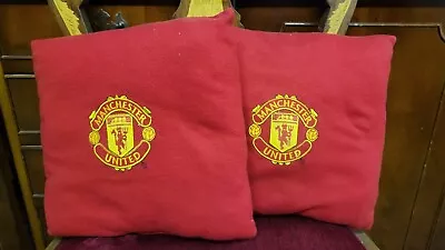 Pair Of Manchester United FC Cushions • £10