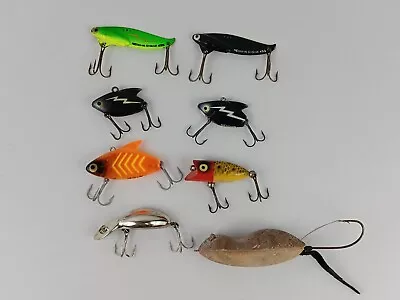 Vintage Heddon Fishing Lure Lot Of 8 Sonic Sonar Mouse Lucky 13 • $9.99