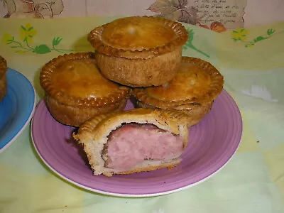 Home Made Pork Pies X 4  (with Jelly)  Excellent Quality -Wilson's Family Bakery • £19.99