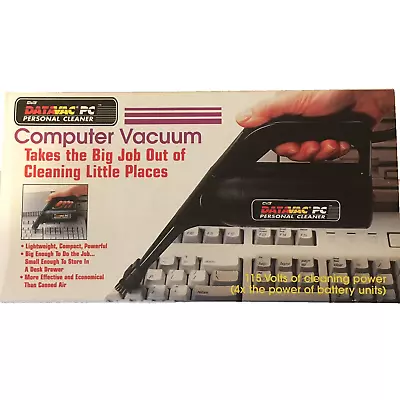 Computer Vacuum Metro DATAVAC PC Personal Cleaner Model MS-4C • $21.85