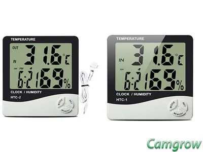 Digital Series - Indoor/Outdoor Min Max Humidty Thermometer & Hygrometer • £11.99