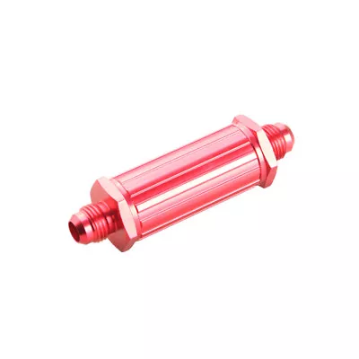 -6 AN AN 6 6AN Universal Magnetic Fuel Filter Adapter Red 30 Micron • $8.85