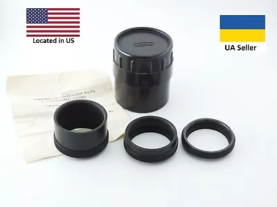 Belomo Macro Extension Tubes M42 3 Metal Rings Helios Zenit Jupiter Zenitar • $29.99