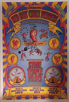 RED HOT CHILI PEPPERS Poster 11x17in 2000 Reproduction RP RHCP CONCERT POSTER • $16.50