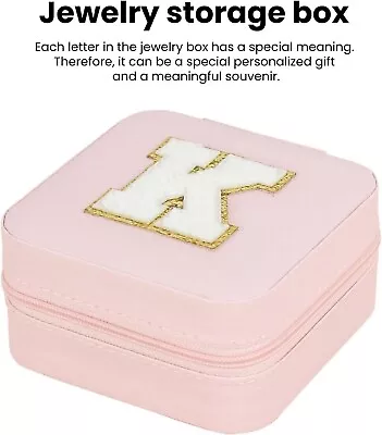 Travel Jewelry Box With Mirror For Women Girls Jewelry Holder Organizer Case • $0.06