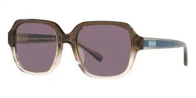 Coach Women's Fashion HC8335U-56781A 53mm Transparent Brown Gradie Sunglasses • $91.12