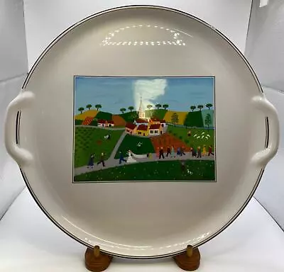 Villeroy & Boch DESIGN NAIF Wedding Large Round Cake Plate • $42.99