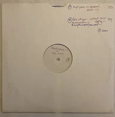 Madonna Vs. Daft Punk / Michael Jackson – Untitled Vinyl 12  DFM UK 2001 • $18.68