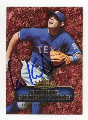 Signed Baseball Card Auto 2007 Fleer Ian Kinsler Texas Rangers #rs-ik Rookie Rc • $14.99
