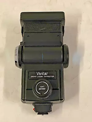 Vivitar 285-HV Zoom Thyristor Shoe Mount Flash! AO4045386 • $19.95