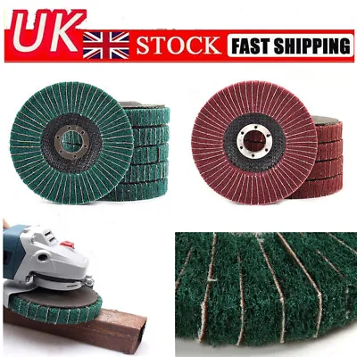 £11.99 • Buy 4  Nylon Fiber Wheel Flap Disc Abrasive Polishing Buffing Pad For Angle Grinder