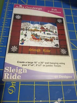 Anita Goodesign Full Collection Sleigh Ride  48 Designs   CD In Case • $9.99