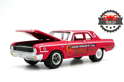 1964 Dodge 330 Mr.norm Red Racing 1:64 Scale Diecast Collector Model Car • $15.95