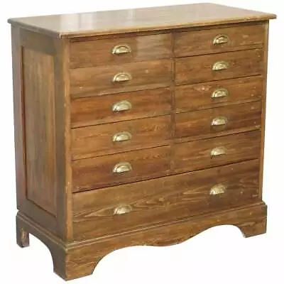 £650 • Buy Very Rare Large Victorian Photographers Chest Bank Of Drawers Collectors Chest