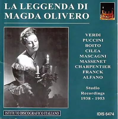 LA LEGGENDA DI MAGDA OLIVERO - Recordings 1938-1953 (CD IDIS) • $19.99