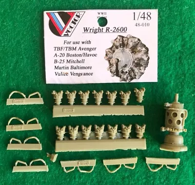 1/48 VECTOR RESIN 48-010; Wright R-2600 Radial Engine (ONE ONLY) • $8.64