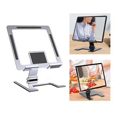 Universal Foldable Aluminium Desktop Holder Stand For IPad IPhone Tablet A8 • £13.12