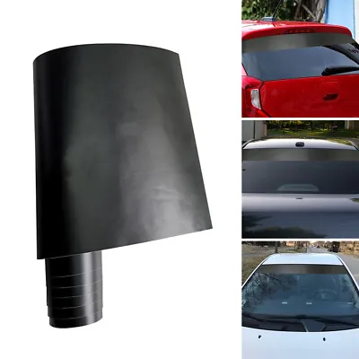 Matte Black Car Front Windshield Window Visor Sun Strip Banner Decal Sticker • $10.99