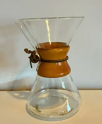 Vintage Chemex Pyrex Glass Pourover Coffee Maker 9.5  • $124