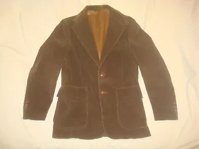 Vintage Men's Levi's Panatela Brown Corduroy Blazer Jacket 40L • $69.99