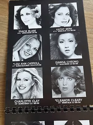 Vintage 1980s MODELING AGENCY  SOUTH MODELS  Booklet Actors Babes Gay Hunks • $49.98