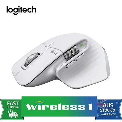 $149 • Buy Logitech MX Master 3S For Mac Performance Wireless Mouse - Pale Grey 910-006574