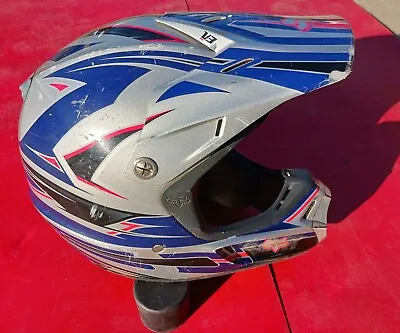 $74.99 • Buy Fox Racing Helmet V3 Pilot Size Large M200 Snell Approved Helmet