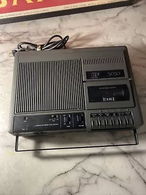 Vintage EIKI Portable Cassette Tape Recorder 5030A  Works Great • $49.90