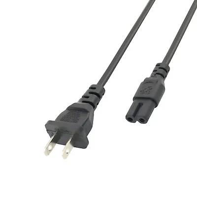 2 Prong TV AC Power Cord 6 Ft Cable For TCL 43  48  50UP130 32S3750 55US5800 • $6.49