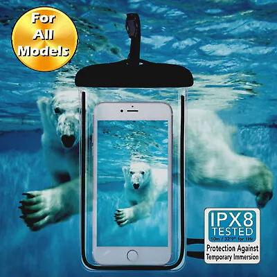 £2.65 • Buy Waterproof Underwater Phone Case Dry Bags Pouch UK All Smartphones New Universal