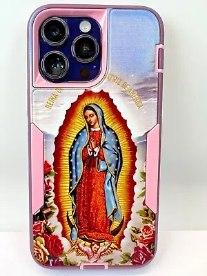 Virgen De/Lady Of Guadalupe Rugged Shockproof Case For IPhone 15/14/Pro/Max/Plus • $14.95