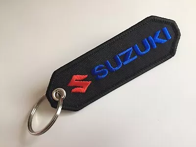 ..great Style ( Suzuki  )b/r/b   Embroidered Key Ring  Free P+p Uk Seller./. • £4.95