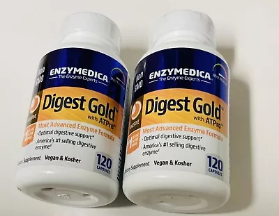 Set Of 2 Enzymedica Digest Gold With ATPro 120 X 2 2025 • $59.99