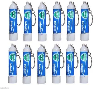 12x Vicks Inhaler For Nasal Congestion Cold Allergy Blocked Nose Fast Relief FS • $18.04