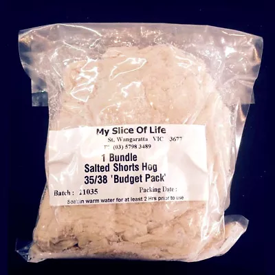 $21.99 • Buy Graded Natural 35/38mm Thick Sausage Casings 45M Pack - Butcher, MAKE YOUR OWN!