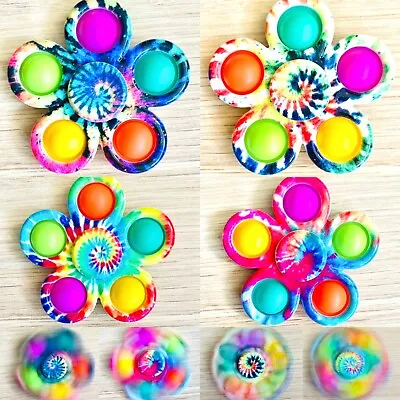 £4.49 • Buy Fidget Spinner Sensory Toy Popper Party Bag Filler Pop It Autism Anxiety Tool