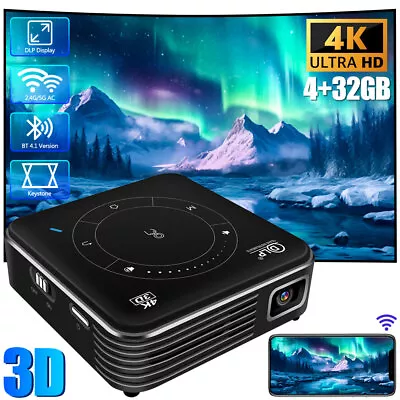 P11 DLP Mini Smart Projector Wireless Mirror HD 1080P 4K Portable Video Beamer • $239.99