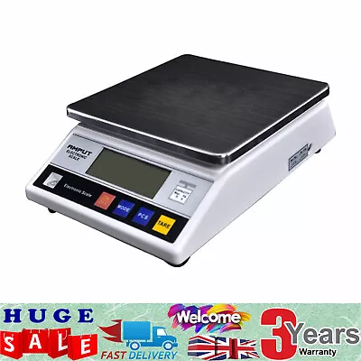 7.5Kg*0.1g Lab Digital Balance Scale Electronic Precision Counting Weigh Scale • £68.73