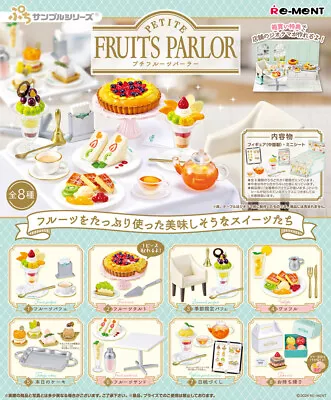 Re-Ment Miniature Petite Fruits Parlor Dessert Cake Shop Set Rement • $8.99