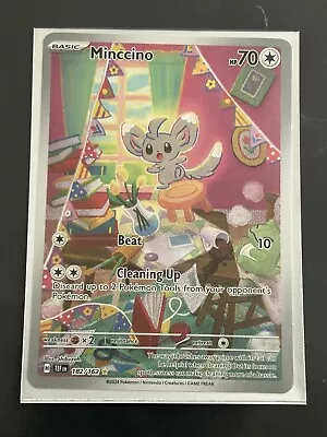 Minccino 182/162 Temporal Forces Illustration Rare Pokemon Near Mint • $3.50