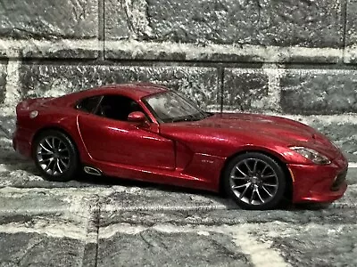 Maisto 1/24 2013 Dodge Viper SRT GTS - Diecast Model Maroon No Box • $20.92