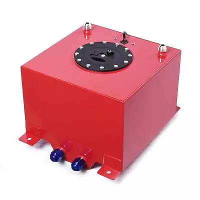 5 Gallon Aluminum Fuel Cell Tank With Fuel Level Sender Red • $66.32