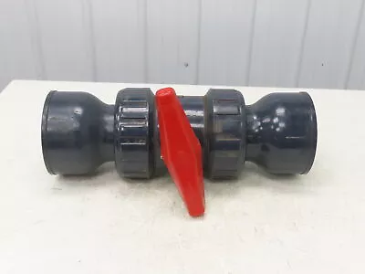 Asahi 111605060 PVC 4  Ball Valve 6  Glue In Socket 2 Way FPM Seal 150PSI • $249.99