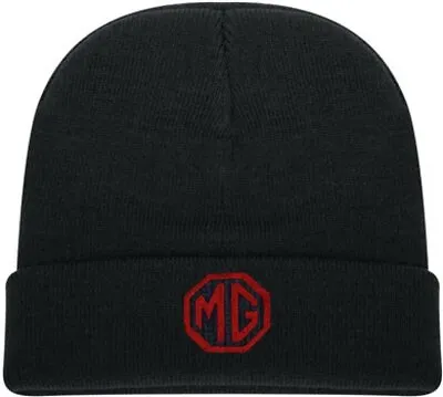 MG Embroidered Cuffed With Turn Up Beanie Hat  Classic Car Free P&P • £10.99