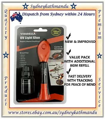 $22.10 • Buy Quick Fix 5 Second UV Light Liquid Plastic Welding Compound Glue Repair ToolPACK
