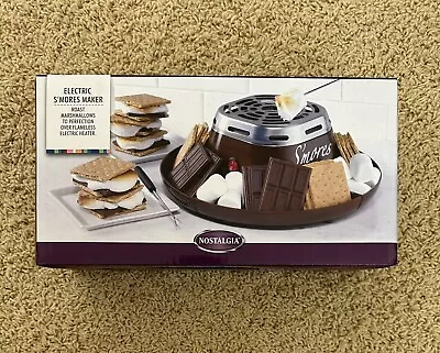 Nostalgia S'mores Maker Electric Indoor Tabletop Stainless Steel • $21