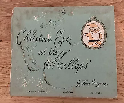 Vintage 1960 1st Printing Christmas Eve At The Mellops' By Ungerer Tomi • $10
