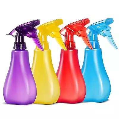 8 Oz Empty Plastic Spray Bottles With Adjustable 4 Count (Pack Of 1) Red  • $13.35